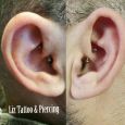 A daith piercing in both ears