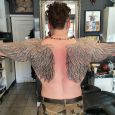 Big angelwings on back and arms