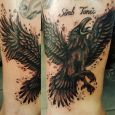 A black bird on the side with the text Simb Tonic