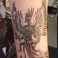 A small cover up with the Phoenix bird