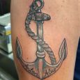 A classic motif of an anchor