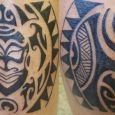 En maoridesign runt benet